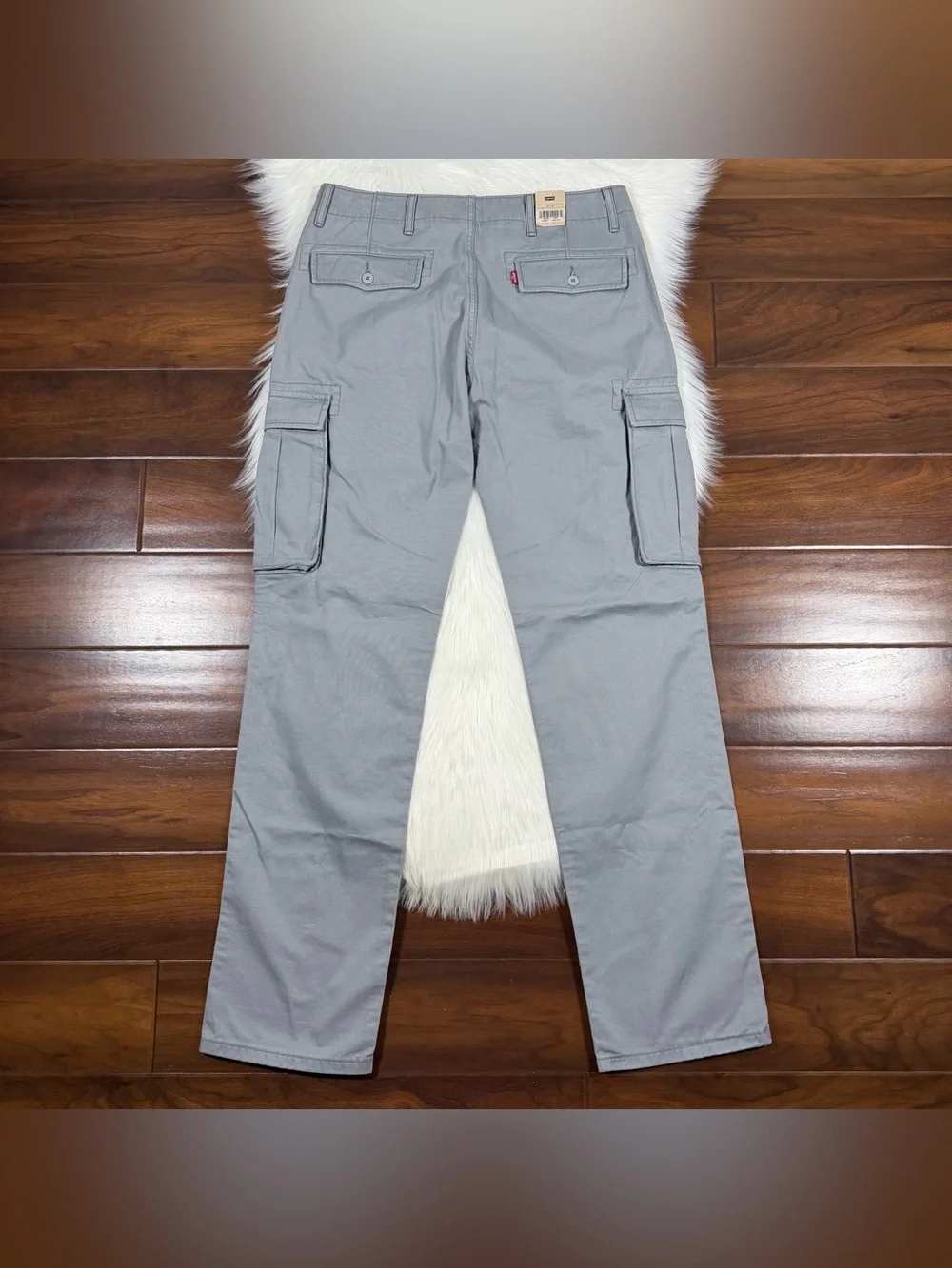 Levi's Men's Size 32 X 34 Grey Ace Cargo Pants